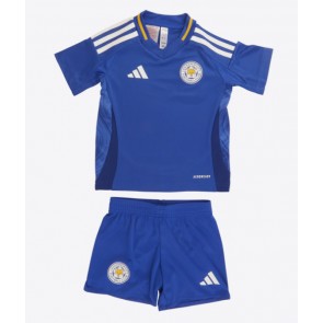 Billiga Leicester City Facundo Buonanotte #40 Hemmatröja Barn 2024-25 Kortärmad (+ Korta byxor)